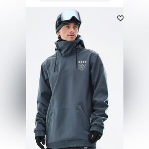 DOPE Men's Slate Gray Ski & Snowboard Anorak Jacket